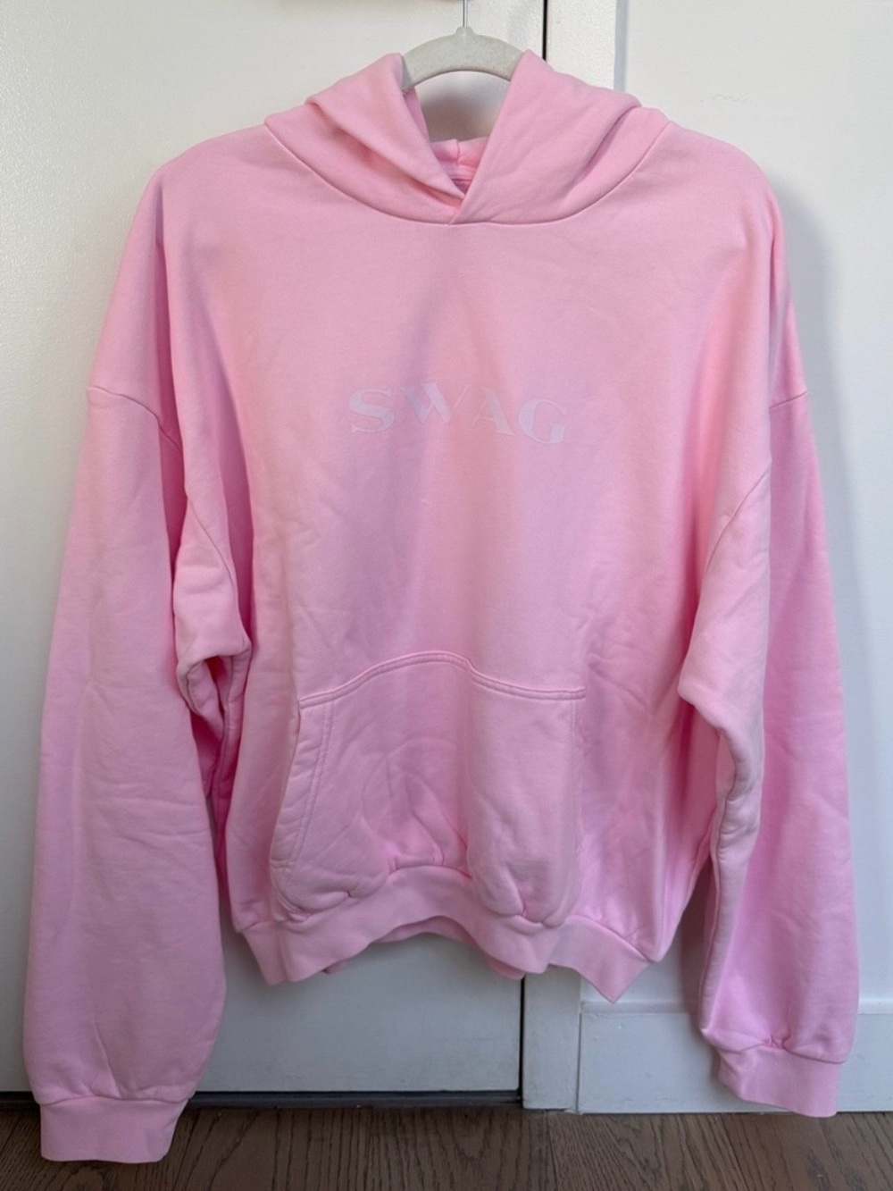Authentic SKYLRK x Justin Bieber Coachella 2026 hoodie in Pink, size XL